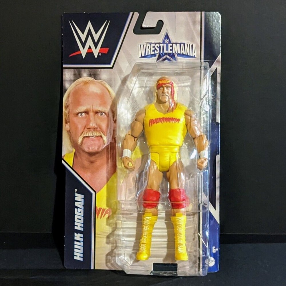 WWE Wrestlemania Hulk Hogan Figure Basic Series Hulkamania NEW
